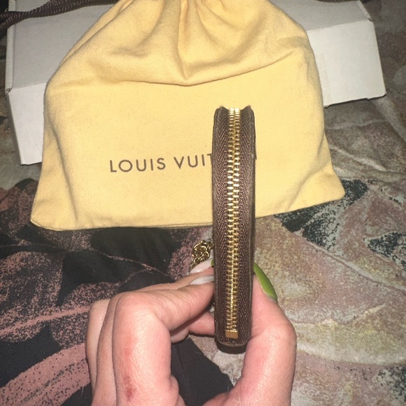 🎈SOLD🎈🦄Rare LV Monogram Leopard Coeur Heart Coin Purse Blanc Corail - Picture 12 of 13